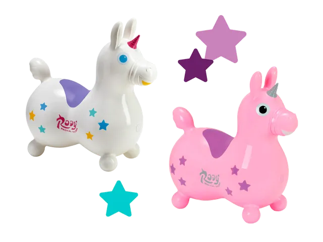 gymnic-rody-magical-unicorn-licorne-gonflable-chevaucher image 1