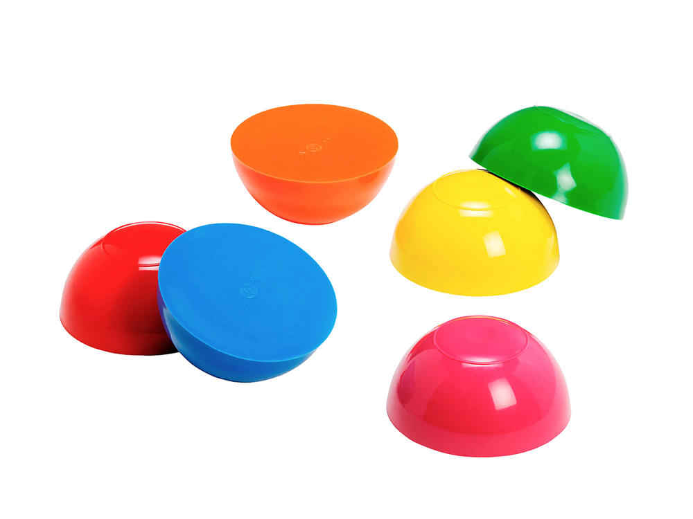 gymnic-junior-stones-set-de-6-demi-sph-res-d-quilibre-gonflables image 1