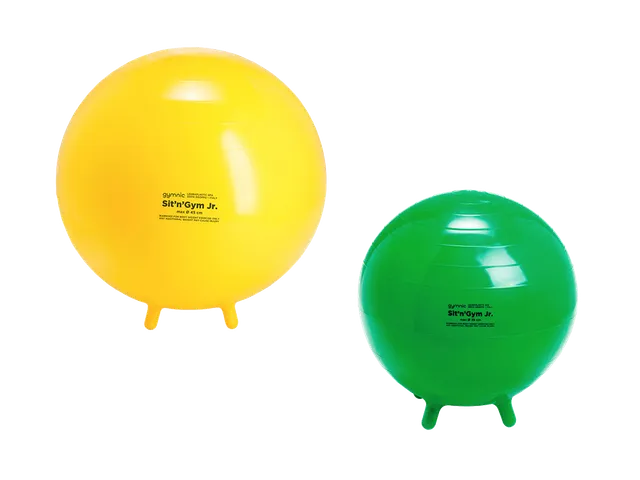 gymnic-sit-n-gym-jr-ballon-d-assise-enfant-avec-pieds-anti-roulis image 1