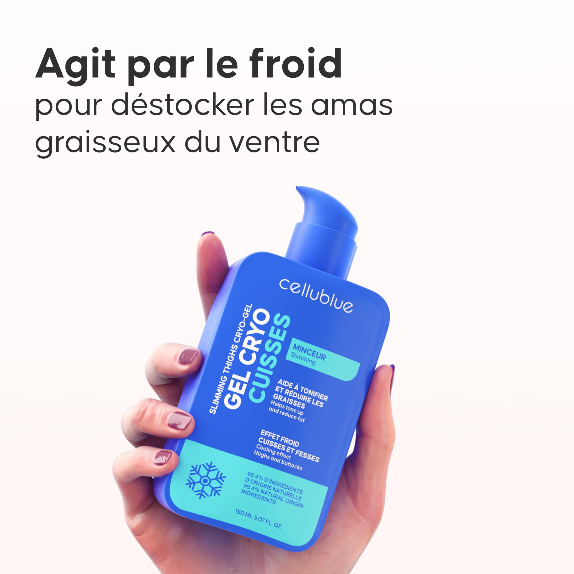 cellublue-gel-minceur-cryo-cuisses-150-ml-gel-affinement-cuisses-effet-froid image 2