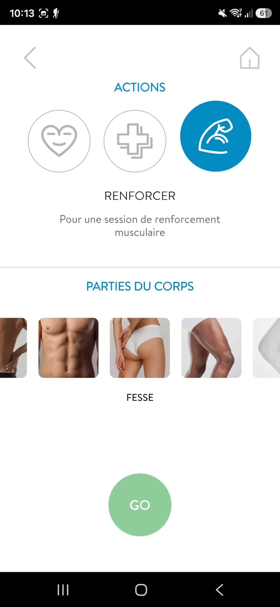 Application au top
