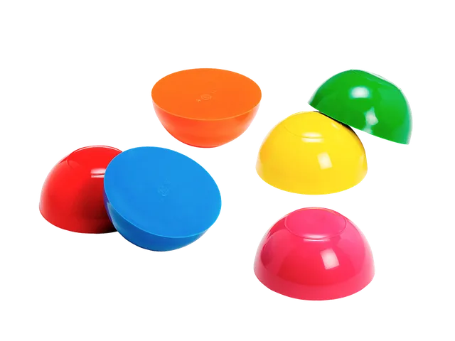 gymnic-junior-stones-set-de-6-demi-sph-res-d-quilibre-gonflables image 1