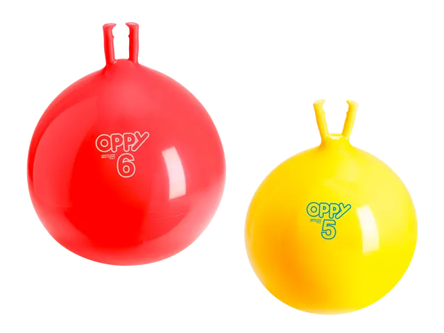 gymnic-oppy-ballon-sauteur-poign-es-s-par-es-enfant image 1