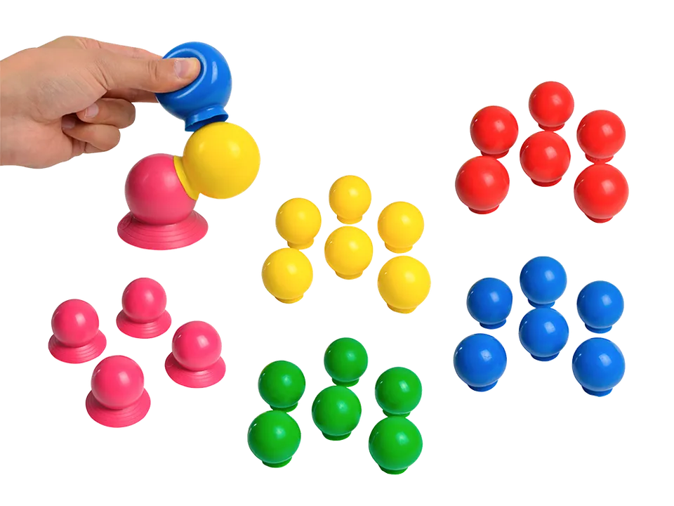 gymnic-thera-bolly-jeu-28-balles-ventouses-construction image 1