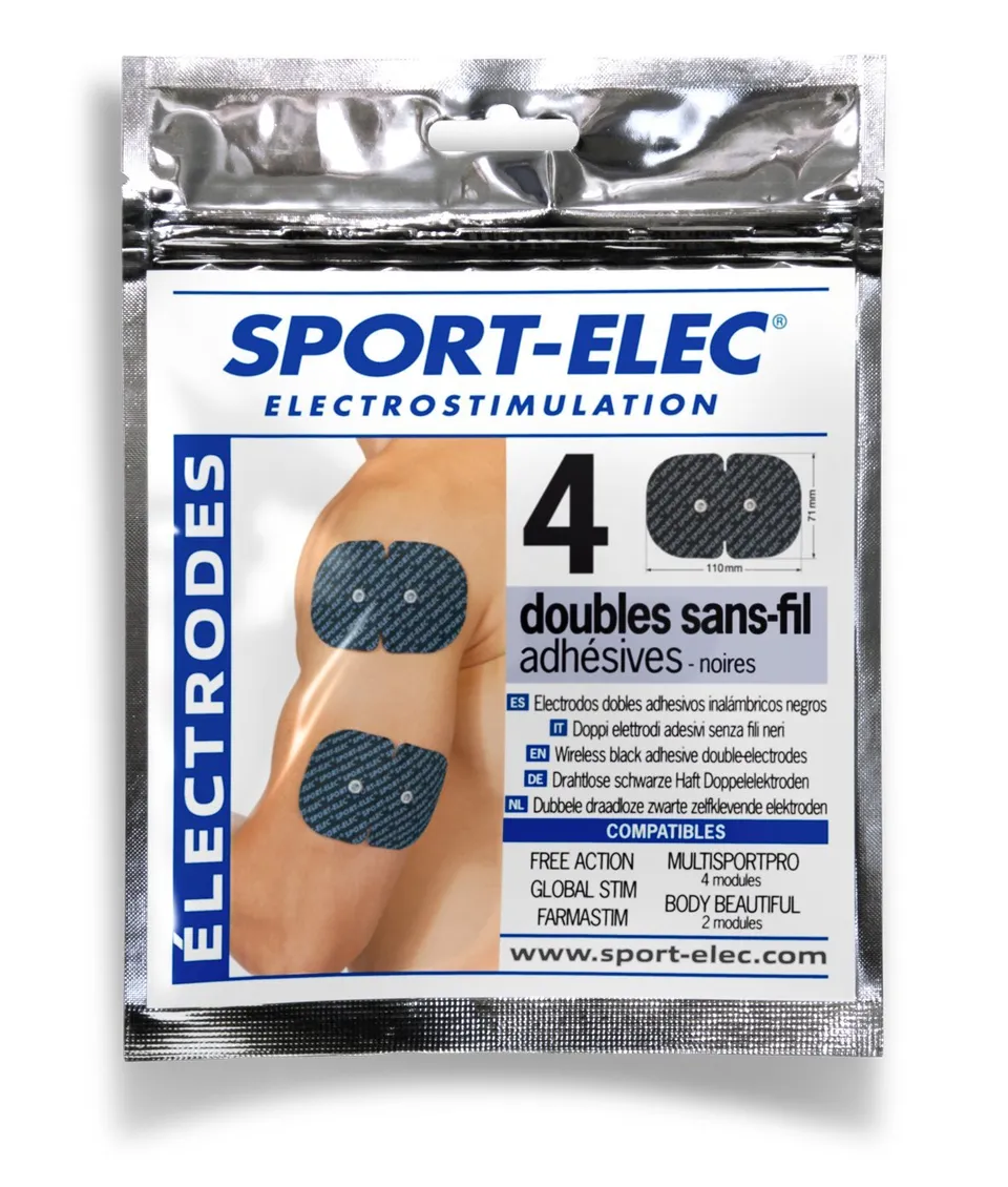 sport-elec-easf-lot-de-4-lectrodes-doubles-sans-fil-110x71mm-noires image 1