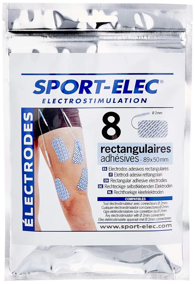 sport-elec-8-lectrodes-rectangulaires-89x50mm-lectrostimulation image 1