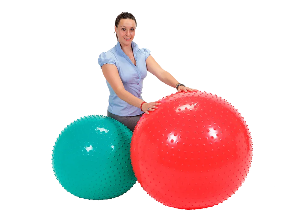 gymnic-therasensory-ballon-sensoriel-picots-65-cm-100-cm image 1