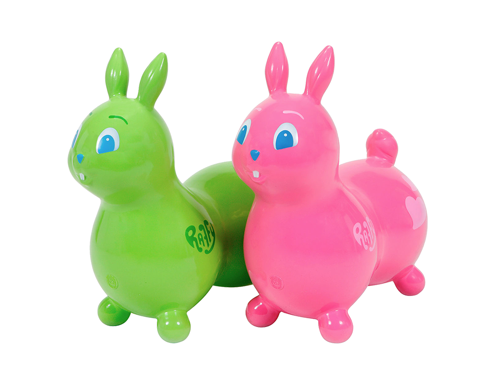 gymnic-raffy-lapin-rebond-gonflable-chevaucher image 1