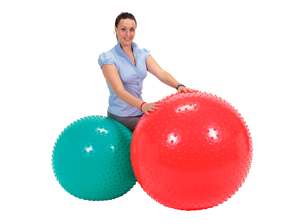 gymnic-therasensory-ballon-sensoriel-picots-65-cm-100-cm image 1