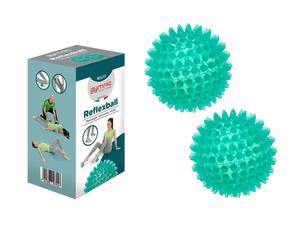 gymnic-reflexball-gift-coffret-2-balles-r-flexe-8-cm image 1
